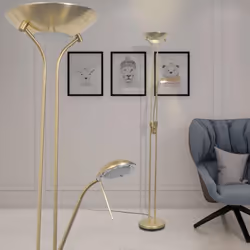 Ce lampadaire présent un design moderne et il est un moyen simple et élégant d'éclairer une pièce. Cette lampe à LED, avec de ...