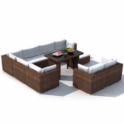 VidaXL 41877 ensemble de meubles de jardin