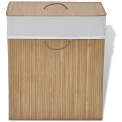 Vidaxl - Panier à linge rectangulaire Bambou Naturel