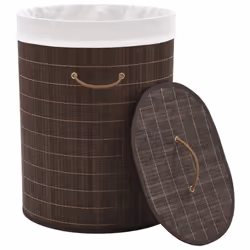 VidaXL 242728 panier à linge Ovale Bambou Marron