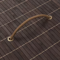 VidaXL 242728 panier à linge Ovale Bambou Marron - Vue supplémentaire 4