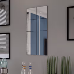 VidaXL 242729 miroir mural Carré