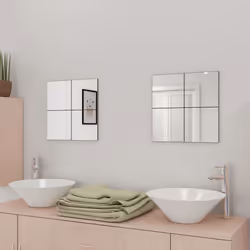 VidaXL 242729 miroir mural Carré