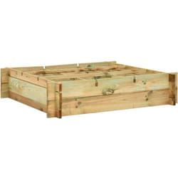 Vidaxl - Lit surélevé 90 x 90 x 20 cm Bois imprégné