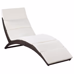 VidaXL 41808, Linge, Siège rembourré, Polyuréthane, Acier, Crème, Blanc, Polyester, 640 mm