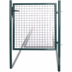 Ce portail de clôture sera une porte d'entrée pratique au style moderne pour isoler votre jardin du monde extérieur. Très sta ...