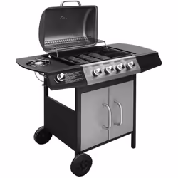 Description générale Ce barbecue à gaz est doté de 4 grandes zones de cuisson et 1 zone de cuisson latérale, idéal pour organ ...