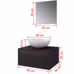VidaXL 272225 ensemble de meuble de salle de bain - Vue supplémentaire 8
