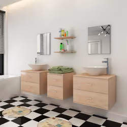 VidaXL 272232 ensemble de meuble de salle de bain