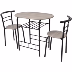VidaXL 243001 ensemble de meuble de salle à manger et de cuisine Forme ovale