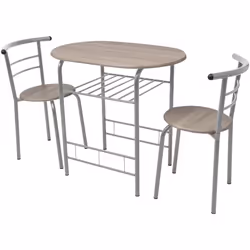 VidaXL 243002 ensemble de meuble de salle à manger et de cuisine Forme ovale