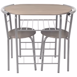 VidaXL 243002 ensemble de meuble de salle à manger et de cuisine Forme ovale