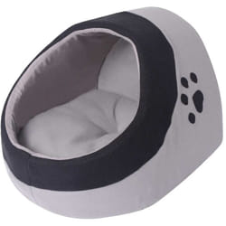 Vidaxl - Lit pour chats Gris et noir m