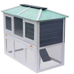 Vidaxl - Cage double pour animaux Bois