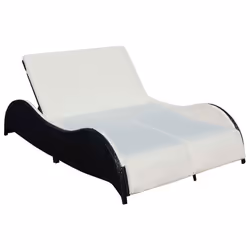 VidaXL 41977, Linge, Siège rembourré, Polyuréthane, Acier, Crème, Blanc, Polyester, 1320 mm
