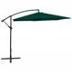 vidaXL Parasol de jardin en porte-à-faux 3 m vert - TU