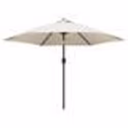vidaXL Parasol de jardin en porte-à-faux avec LED 3 m blanc sable - TU