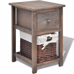 VidaXL 242868, Marron, Paulownia, 185 x 265 x 137 mm, 280 mm, 310 mm, 450 mm