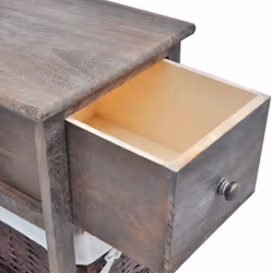 VidaXL 242869 Table de nuit et table de chevet Marron - Vue supplémentaire 5