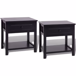 VidaXL 242873, Noir, Panneaux MDF, Paulownia, Contre-plaqué, 325 x 240 x 100 mm, 400 mm, 290 mm, 420 mm