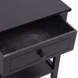VidaXL 242873 Table de nuit et table de chevet Noir - Vue supplémentaire 5