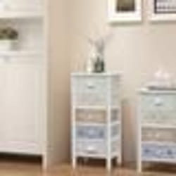 vidaXL Armoire de rangement en style français 5 tiroirs Bois - TU