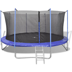 VidaXL 142093 trampoline de cours de récréation et de jardin Extérieure Rond Sans ressort Trampoline suspendu