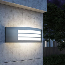 Vidaxl - Applique murale extérieure en acier inoxydable