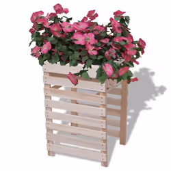 vidaXL Jardinière 38 x 36 x 60 cm bois - TU