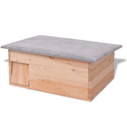 VidaXL 42351 cage et niche pour petits animaux Gris, Bois
