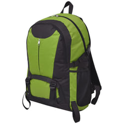 VidaXL 91107 sac à dos Noir, Vert Polyester