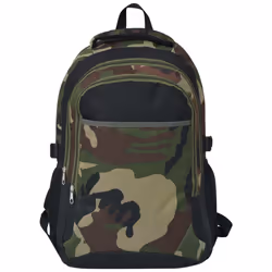 VidaXL 91110 sac à dos Cartable sac à dos Camouflage Polyester