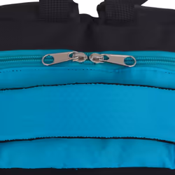 VidaXL 91112 sac à dos Cartable sac à dos Noir, Bleu Polyester - Vue supplémentaire 5
