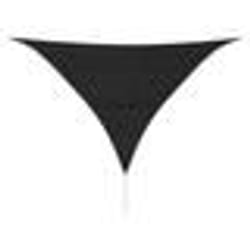 vidaXL Parasol en PEHD triangulaire 5x5x5 m Anthracite - TU