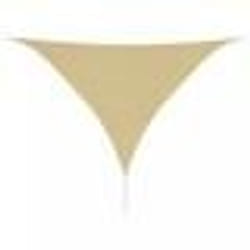 vidaXL Voile de parasol tissu oxford triangulaire 3,6x3,6x3,6 m beige - TU