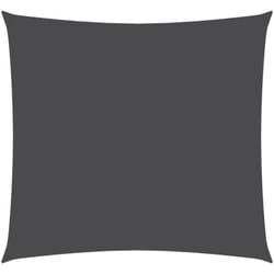 Parasol en tissu oxford carré 3,6 x 3,6 m anthracite
