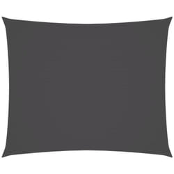 Vidaxl - Parasol en tissu Oxford rectangulaire anthracite 4x6 m