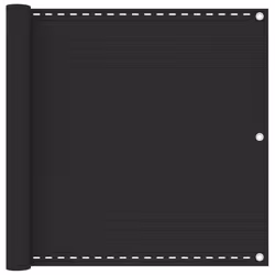 vidaXL Écran de balcon en PEHD 90x600 cm Anthracite - TU