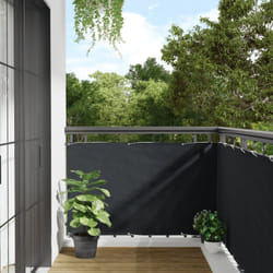 vidaXL Écran de balcon en tissu Oxford 90x600 cm Anthracite - TU