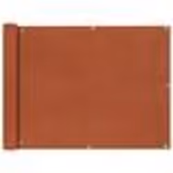 vidaXL Écran de balcon en tissu Oxford 90x600 cm Ocre marron - TU