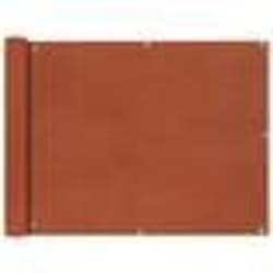 vidaXL Écran de balcon en tissu Oxford 90x600 cm Ocre marron - TU
