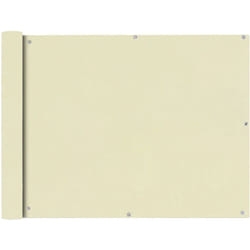 Vidaxl - cran de balcon en tissu Oxford 90x400 cm Crème