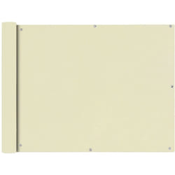 Vidaxl - cran de balcon en tissu Oxford 90x600 cm Crème