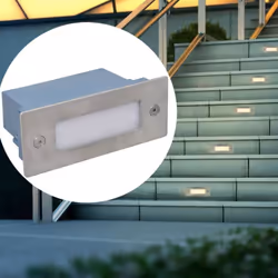 Cet ensemble se compose de 12 lampes d'escalier encastrées à LED avec 12 puces LED, ce qui en fait une solution d'éclairage v ...