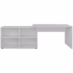 VidaXL 243060 bureau d'ordinateur Blanc