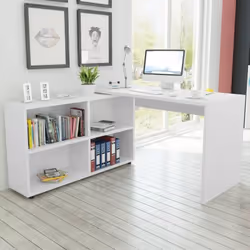 Ce bureau élégant et fonctionnel fera un excellent accessoire à toute maison ou bureau. Ce bureau d'ordinateur moderne se com ...