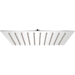 Tête de douche plongeante carrée en acier inoxydable 20x20 cm vidaXL