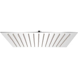vidaXL Tête de douche plongeante carrée en acier inoxydable 25x25 cm