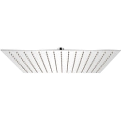 vidaXL Tête de douche plongeante carrée en acier inoxydable 40x40 cm