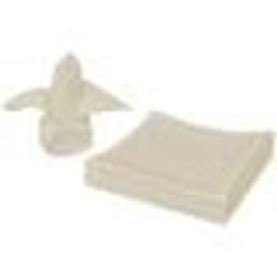 vidaXL Serviettes de table 10 pcs Crème 50x50 cm - TU